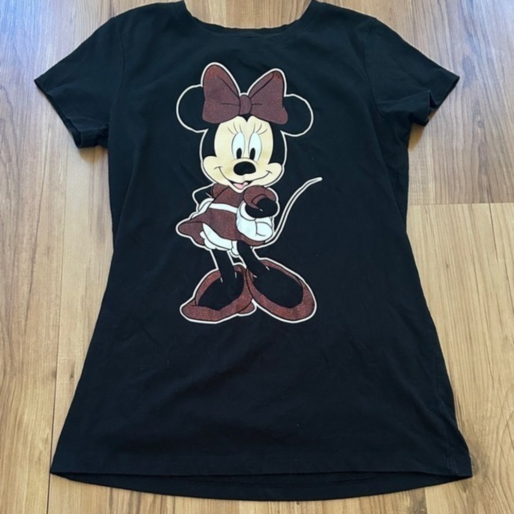 Disney Minnie Mouse Black Girls‎ T-Shirt XL Kids